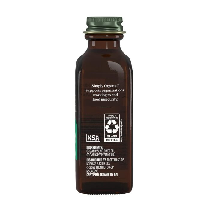 Simply Organic Peppermint Flavor Ingredients