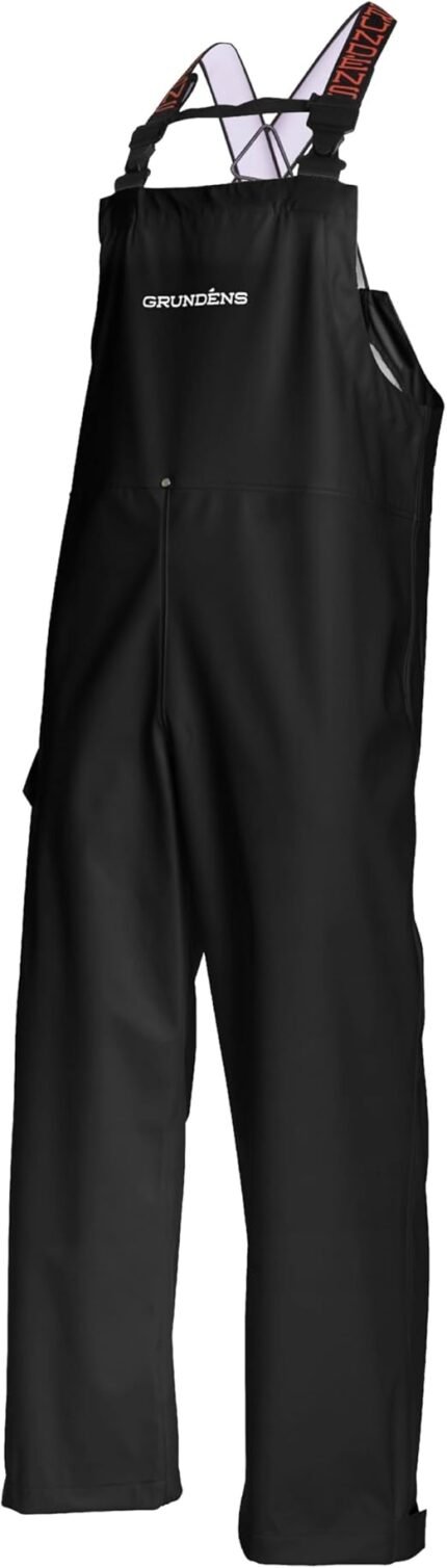 grundens neptune waterproof fishing bib pants black image