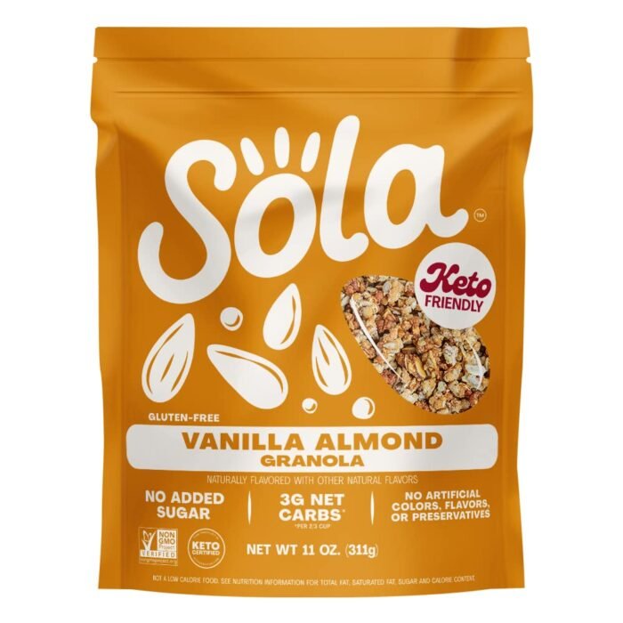 Sola Vanilla Almond Low Carb Granola