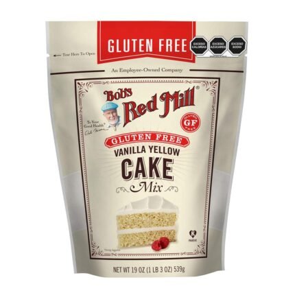 bobs red mill gluten free vanilla yellow cake mix pack image