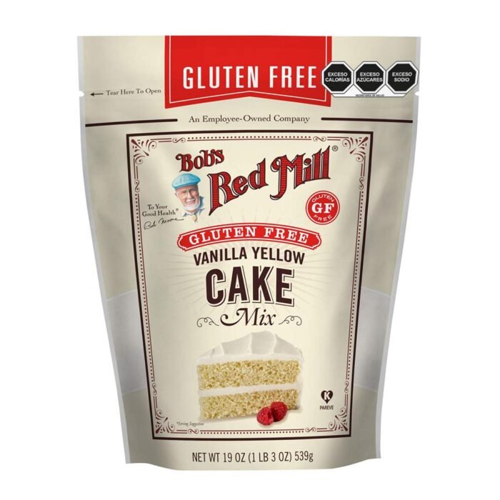 bobs red mill gluten free vanilla yellow cake mix pack image