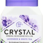 crystal lavender & white tea roll on deodorant 2.25 oz image