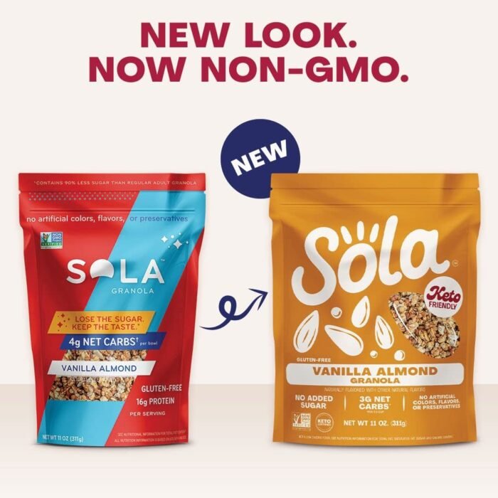 Sola Vanilla Almond Low Carb Granola