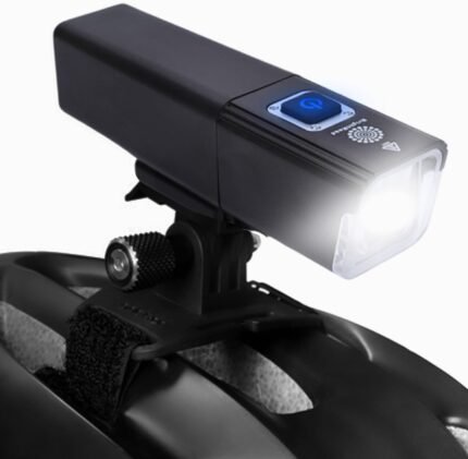 8000l bike jelmet light rechargeable waterproof image