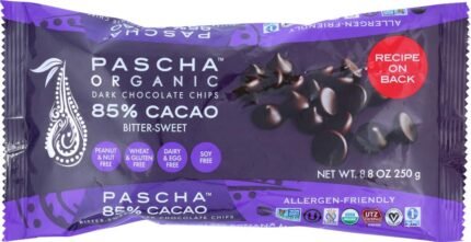 pascha organic dark chocolate chips 8.8 oz