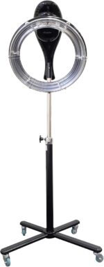 salonpro orbiting infrared hair dryer & processor black image