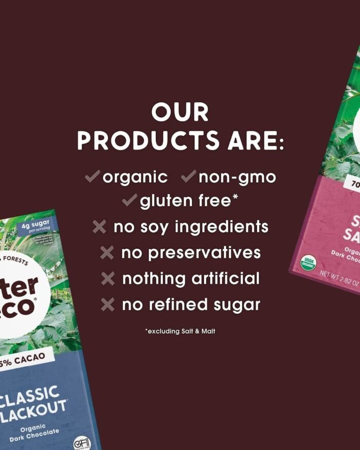 alter eco brown butter dark chocolate organic & fair trade pack image