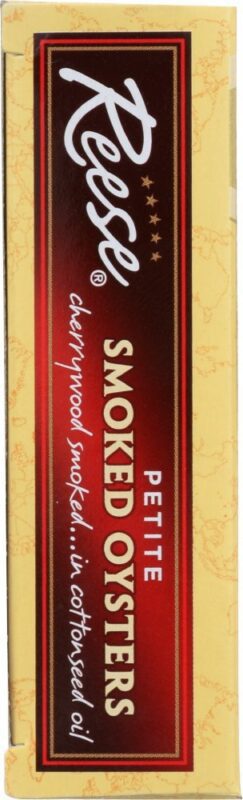 reese petite smoked oysters pack image