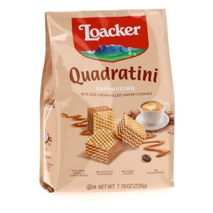 locker quadrantini cappuccino wafer cookies pack image