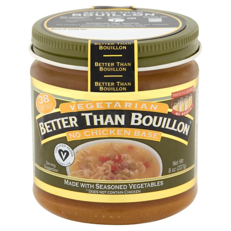 better than bouillon no chicken base vegetarian bottle image