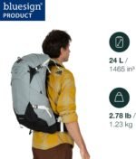 osprey stratos 24l mens hiking backpack cetacean blue image