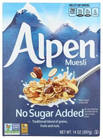 Alpen Muesli Cereal No Sugar Added