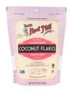 bobs red mill unsweetnened cicinut fkakes image