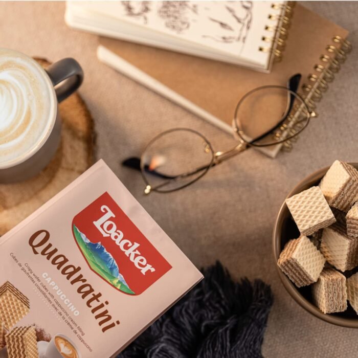 locker quadrantini cappuccino wafer cookies pack image