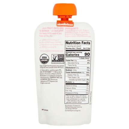 pumpkin tree banana strawberry super oats image