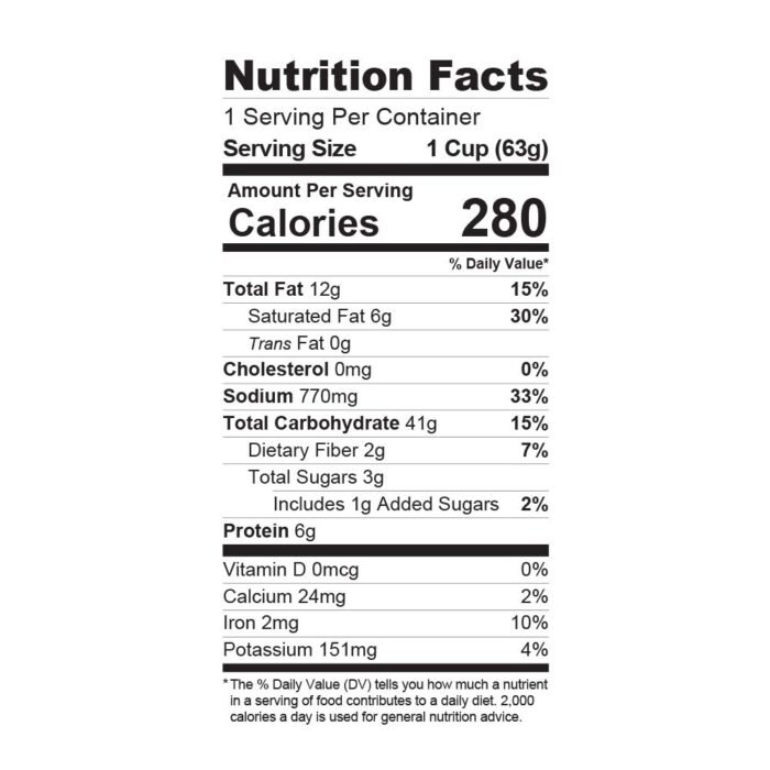 Snapdragon Tokyo-Style Chicken Ramen Cup Ingredients