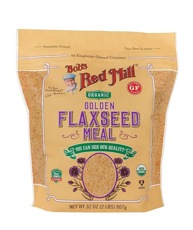 bobs red mill organic brown flaxseed meal pack image