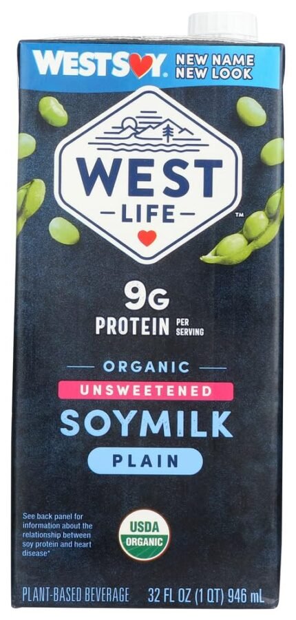 Westsoy Organic Unsweetened Original Soymilk