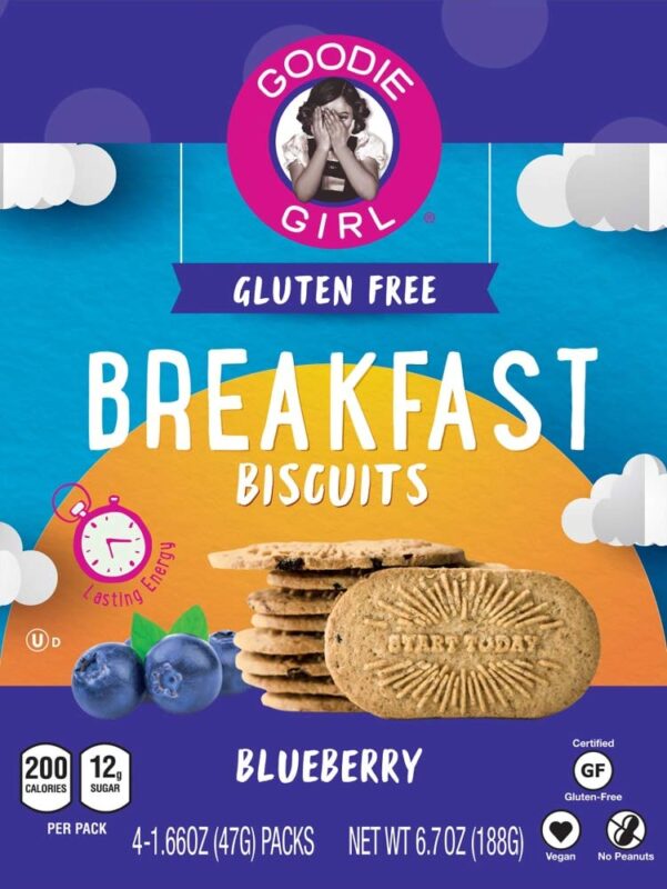 goodie girl blueberry breakfast biscuits pack image