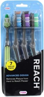 reach advance design toothbrush frim bristles