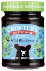 crofters just fruit spread organic wild blueberry image