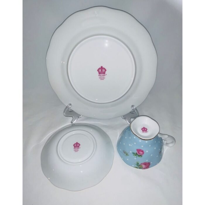 royal albert polka rose bone china sandwich try image