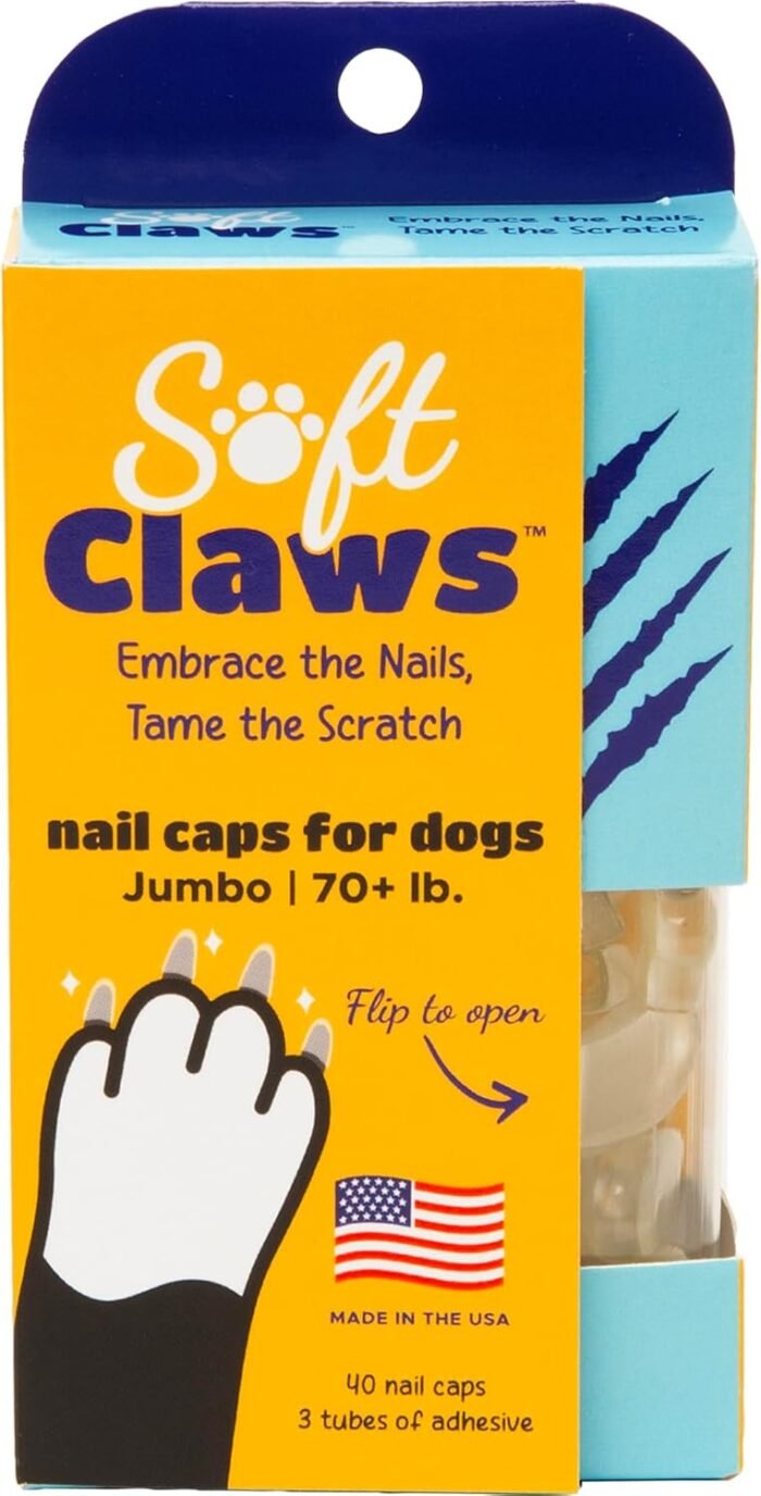 Soft Claws Nail Caps Kit, Jumbo, Natural