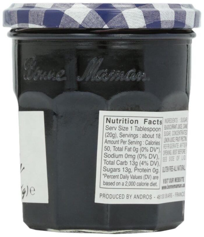 bonne maman black currant jelly 13 oz image