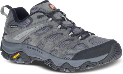 merrell moab 3 waterproof hiking shoes granite 8.5 image