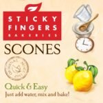 sticky fingers lemon poppyseed scones 12 servings pack image