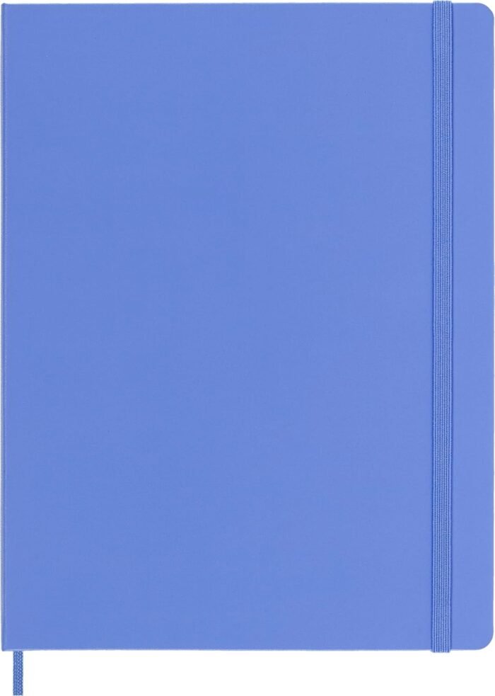 moleskine classic xl lined notebook hydrangea blue notebook image