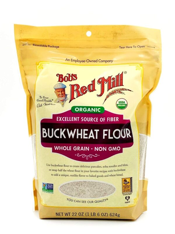 bobs red mill organic buckwheat flour pack image