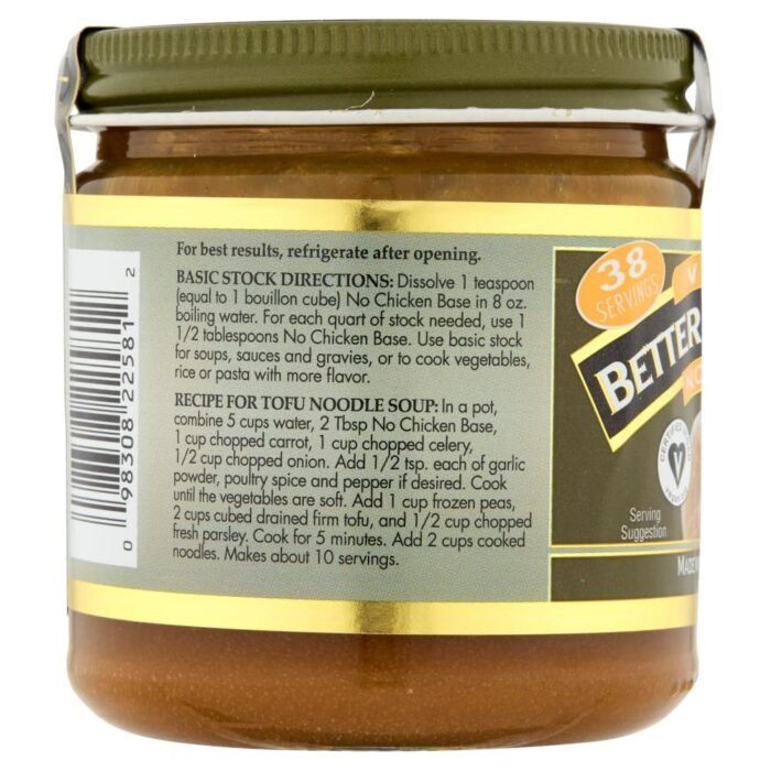 better than bouillon no chicken base vegetarian bottle image