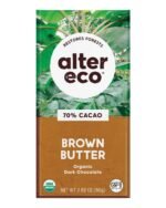 alter eco brown butter dark chocolate organic & fair trade pack image