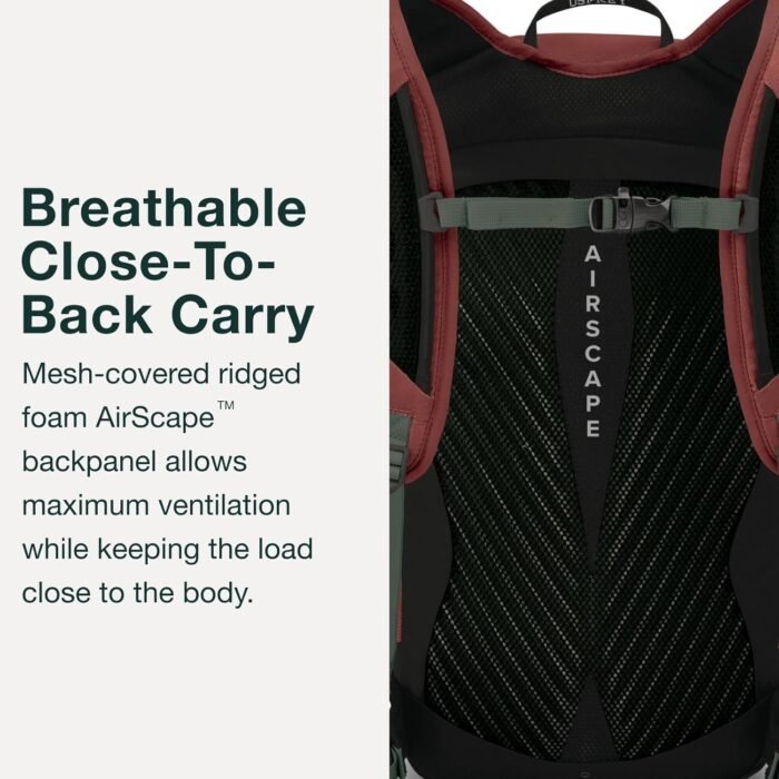 osprey breathable close to back carry