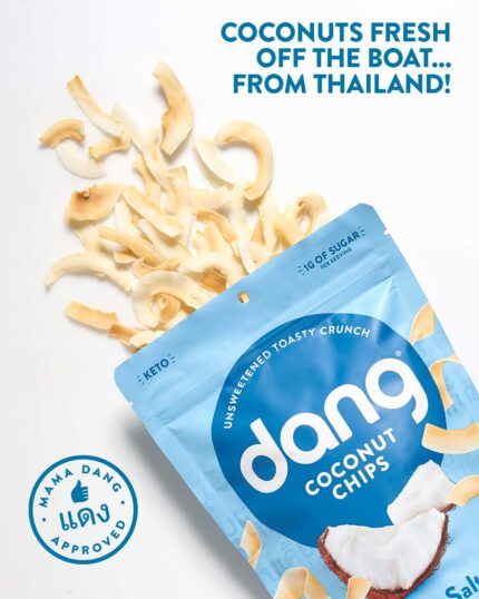 Dang Keto Toasted Coconut Chips, Lightly Salted