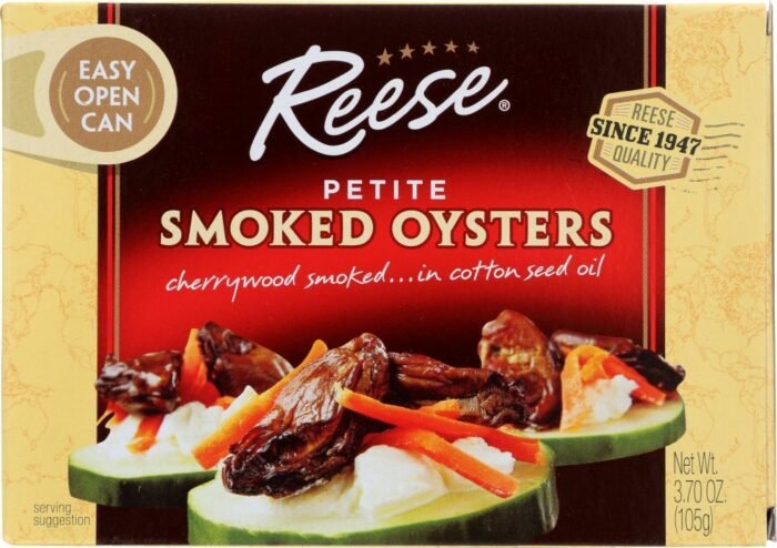 reese petite smoked oysters pack image