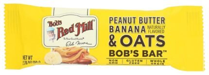 bobs red mill peanut butter vanana oats bar pack image