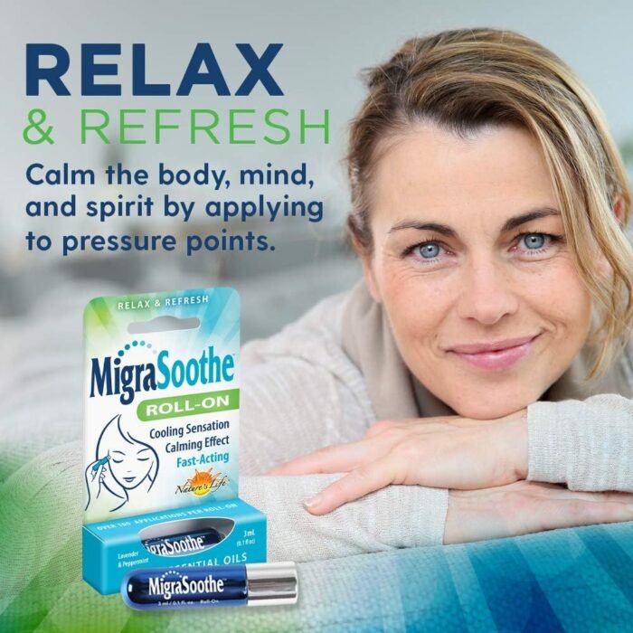 Relax MigraSoothe Essential Oil Roll-On Stick