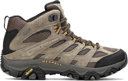 merrell mens walking hiking walnut 9 shoes image