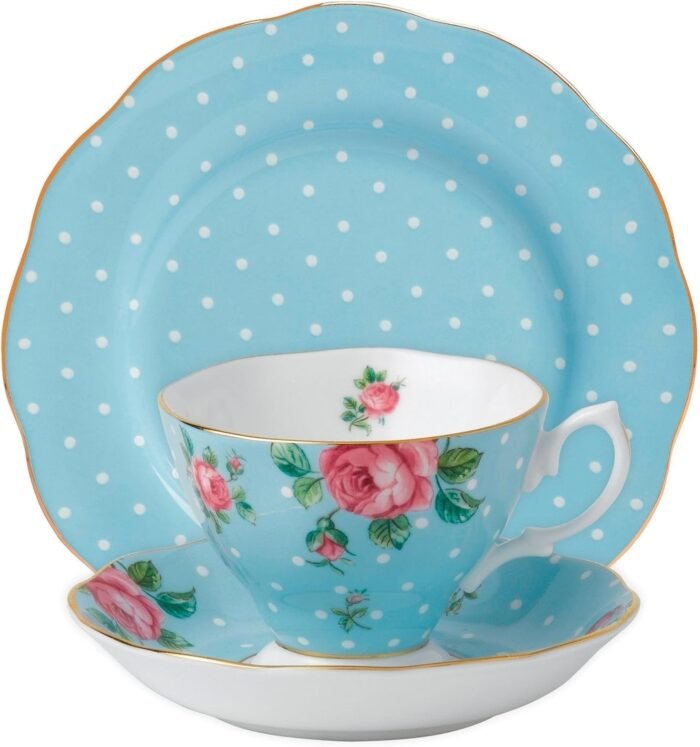 royal albert polka rose bone china sandwich try image