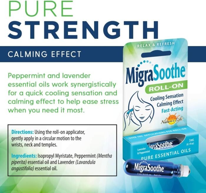 Pure MigraSoothe Essential Oil Roll-On Stick