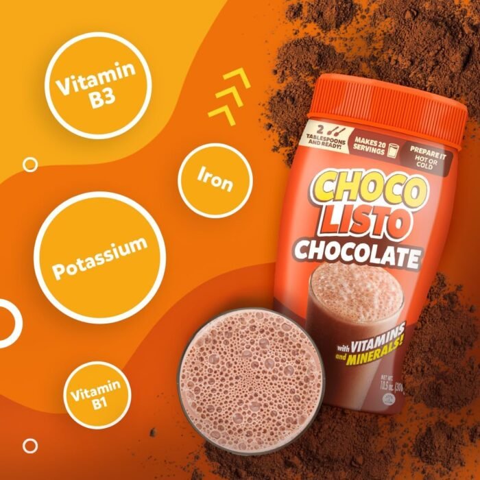chocolisto instant chocolate drink 10.5 oz image