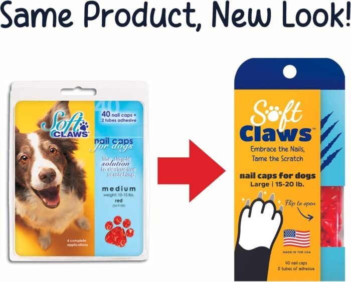 Soft Claws Nail Caps Kit, Jumbo, Natural