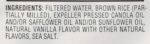 Dream Blends Classic Vanilla Rice Drink Ingredients