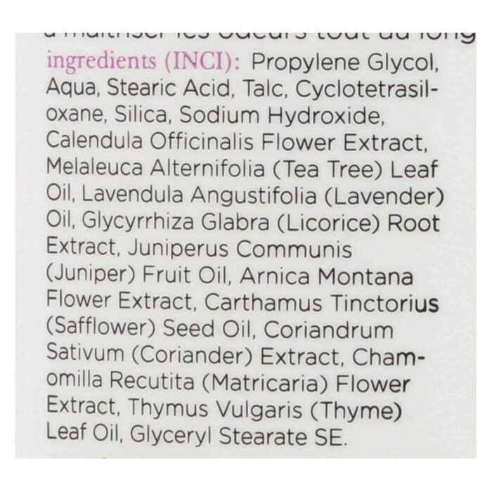 tea tree & lavender deodorant image