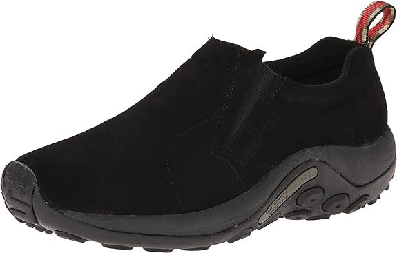 merrel mens jungle leather slip on midnight shoes image