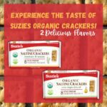 suzies organic olive oil salted crackers 8.8 oz pack image