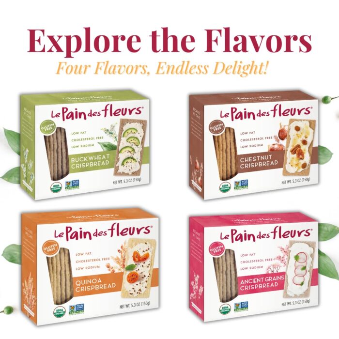 le pain des fleurs chestnut crispbread pack image