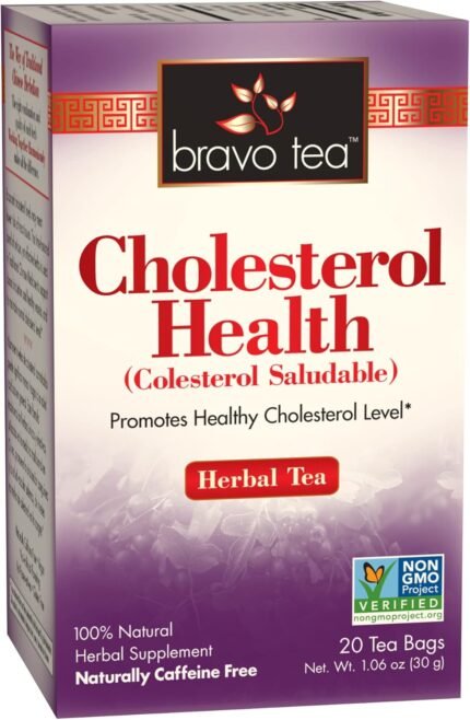 Bravo Tea Cholesterol Health, Caffeine-Free